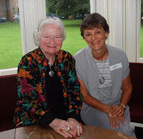 P.D. James and Marcia Talley