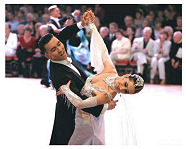 ballroom dancing couple