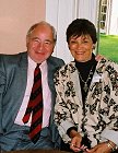 Marcia Talley with Colin Dexter