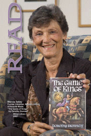 Read Poster, Illinois State University Milner Library, Marcia Talley, Former Librarian, Mystery Author